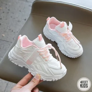 Trendy Two-Stripe Sneakers for Kids – Boys & Girls, Size 26-37
