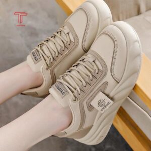 IELGY Blue Star Dopamine White Women's 2025 Trendy Multi-Purpose Sneakers for Students