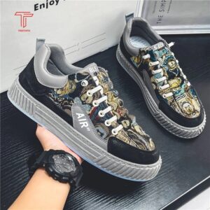 New Model Men's Sports Sneakers – 5cm Height-Boosting Sneakers with Trendy Style