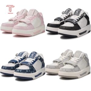NUHAZ Women’s Fashionable Two-Tone Sneakers – 6cm Heel, Fullbox
