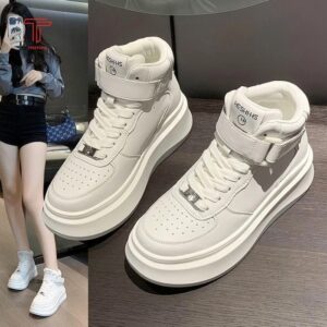 SMABA Women's Platform Sneakers with 5cm Sole