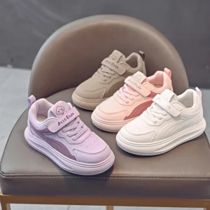 JD Low-Top Color-Block Sneakers for Kids – Premium Quality, Full Box, Size 26-37 [Cookie Kids] CK0007, Ideal for School & Play